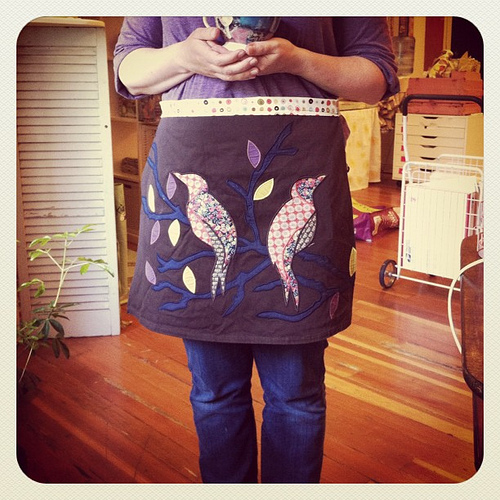 How Cute is That: An old skirt finds new life as an adorable apron