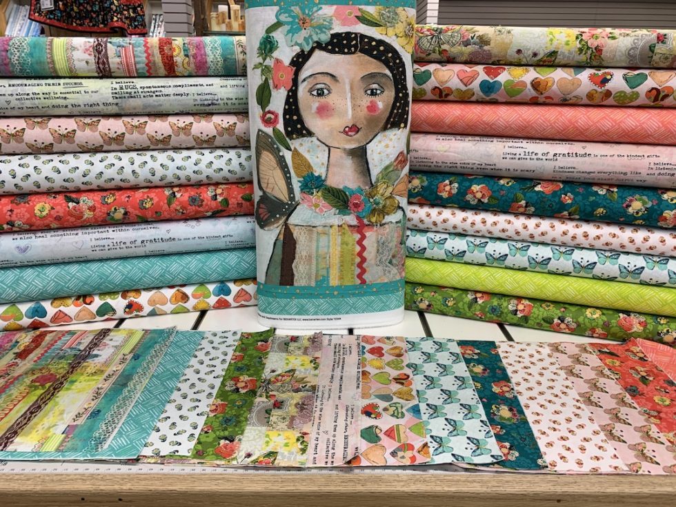 My first fabric collection is here!!!!! Kelly Rae Roberts