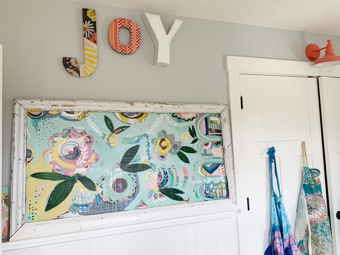 The joy of nourishing my creative spirit + painting big!